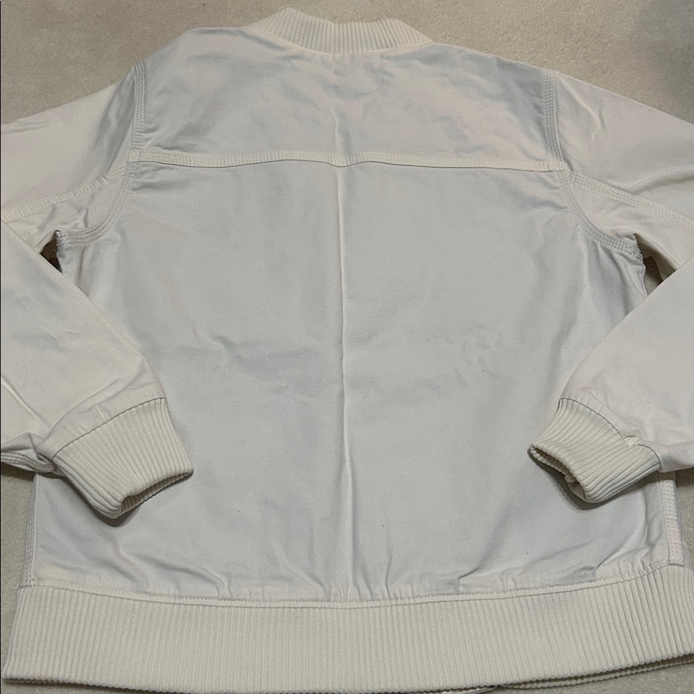 Carhartt Cream Bomber Jacket 012524-W size M Like New - Picture 8 of 8